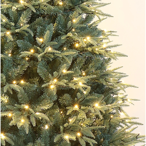 Holiday Stuff 4' Colorado ICY-Blue Pine Christmas Tree Pre-lit with LED Lights