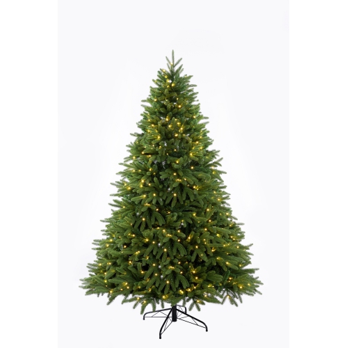Holiday Stuff 7' Evergreen Valley Fraser Fir Christmas Tree Prelit with LED lights