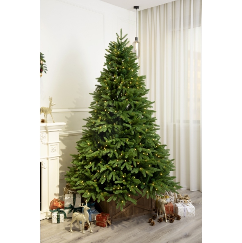 Holiday Stuff 6' Evergreen Valley Fraser Fir Christmas Tree prelit with LED lights