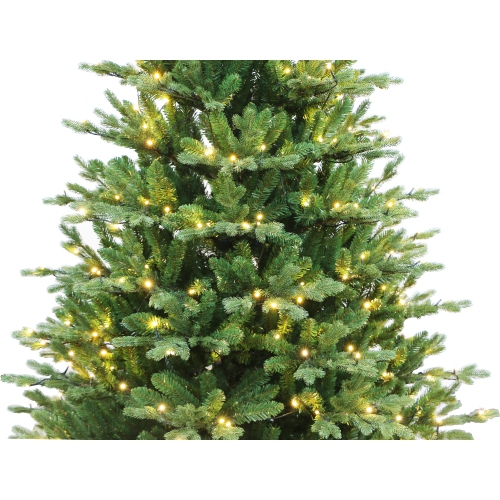 Arbre de Noël en pin vert forêt de 4 pi illuminé par des lumières à DEL à deux couleurs HOLIDAY STUFF