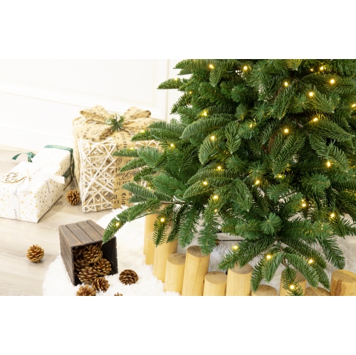 Holiday Stuff 4' Mountain Fraser Fir Artificial Potted Christmas Tree Prelit with LED lights