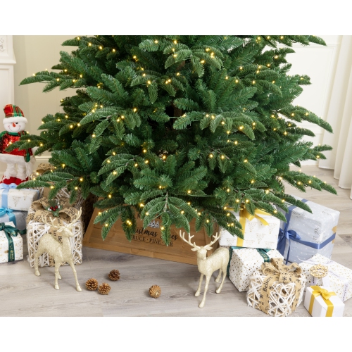 Holiday Stuff 7' Mountain Fraser Fir Artificial Christmas Tree Prelit with LED lights