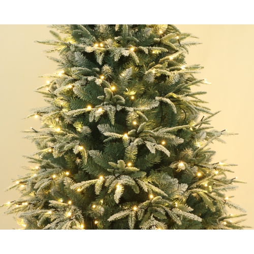 Holiday Stuff 6' Colorado Frosted Blue Pine Christmas Tree Pre-lit with LED Lights