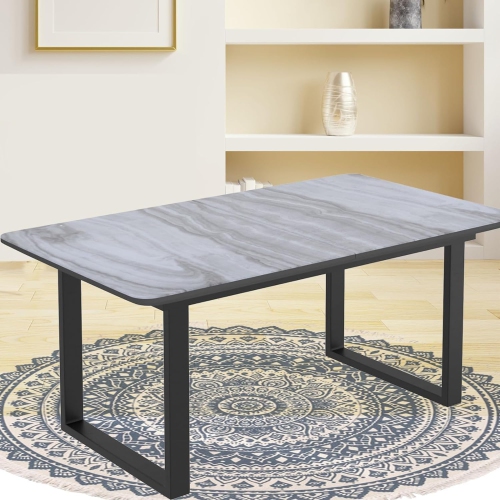 Cosmic Homes Eva Sectional Sofa Set With LHF Chaise & Storage Ottoman - Grey