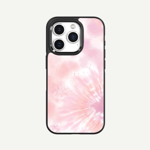 CASECO  Iphone 15 Pro Case With Magsafe - Tie Dye In Pink