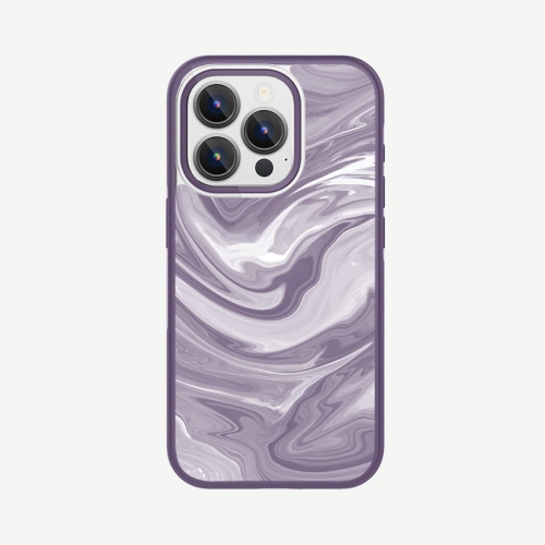 CASECO  Iphone 15 Pro Case With Magsafe - Swirl In Purple