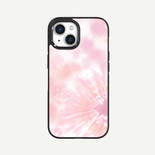 CASECO  Iphone 15 Case With Magsafe - Tie Dye In Pink