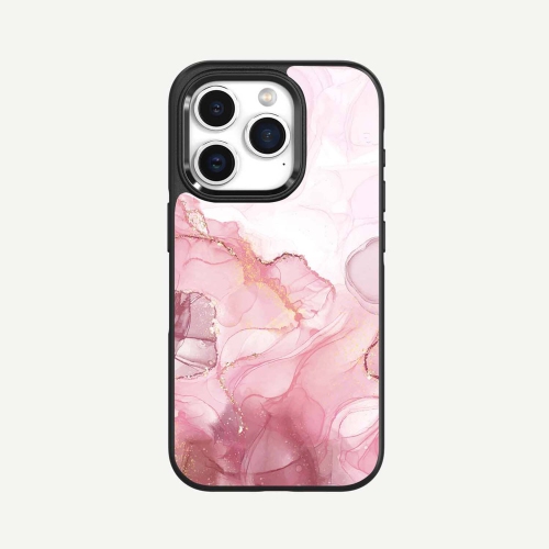 iPhone 15 Pro Case With MagSafe - Pink Marble