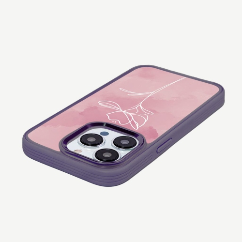 iPhone 15 Pro Max Case With MagSafe - Pink Flower
