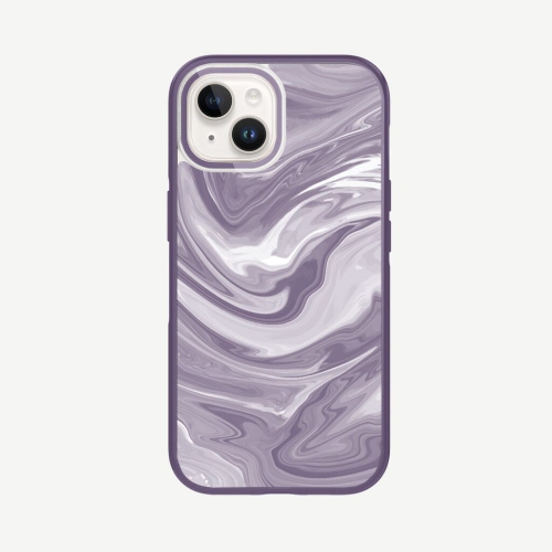 CASECO  Iphone 15 Case With Magsafe - Swirl In Purple