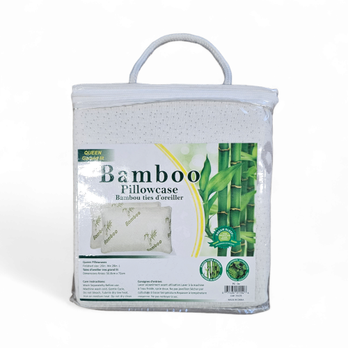 StarNight - Set of 2 Bamboo Pillowcases, Hypoallergenic, Queen Size