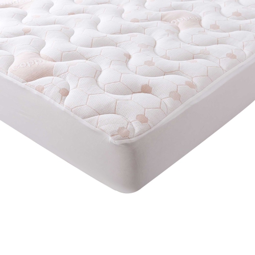 StarNight - Copper Padded Mattress Protector, Waterproof, Queen Size
