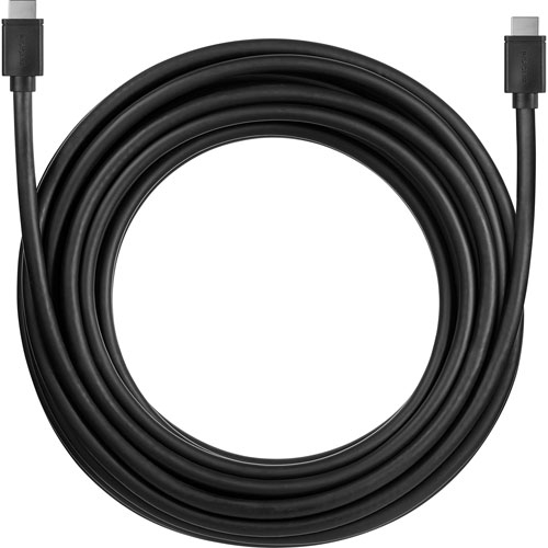Insignia 25ft HDMI Cable 4K Ultra HD & HDR Compatible High Speed with Ethernet Dolby TrueHD Atmos (PN: NS-HG2550) by INSIGNIA - Refurbished condition - Image 3