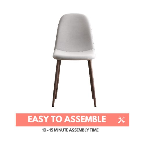 Aykah Sera Dining Chair Set of 4, Upholstered Velvet Dining Chairs for Kitchen, Dining Room, Pre Assembled Side Chairs