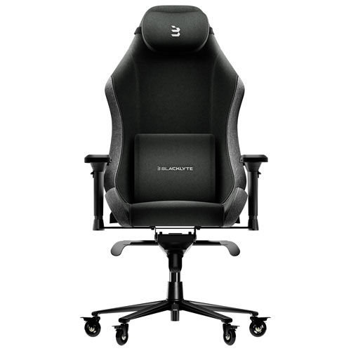 Fauteuil de jeu ergonomique à dossier haut Athena de Blacklyte - Noir