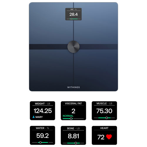 Withings Body Smart Wi-Fi Digital Smart Scale - Black