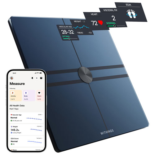 Withings Body Comp Wi-Fi/Bluetooth Smart Scale - Black