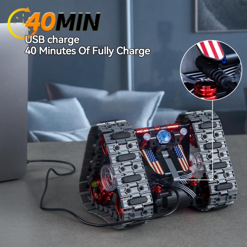 Robot Building Kit, Stem Toys for Kids, Remote & APP Controlled 4 in 1 Wall Robot/Stunt Car/Triangle Robot, Birthday Gifts Toys for Boys Girls 6 8 10