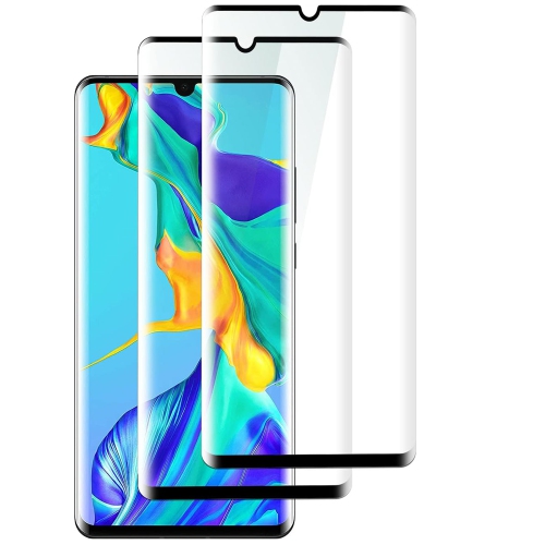 2Pack Screen Protector for Huawei P30, 2.5D Edge 9H Hardness HD Clear Lite Tempered Glass Film HD