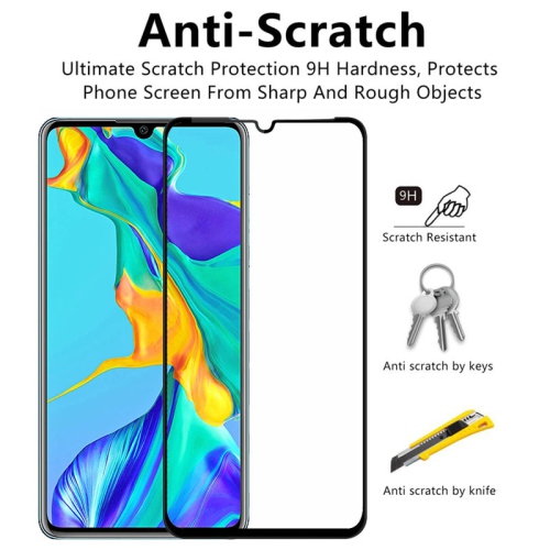 2Pack Screen Protector for Huawei P30, 2.5D Edge 9H Hardness HD Clear Lite Tempered Glass Film HD