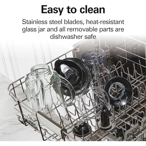 Hamilton Beach 40 oz. Power Elite Blender With Glass Jar And 3 Cup Chopper - Black