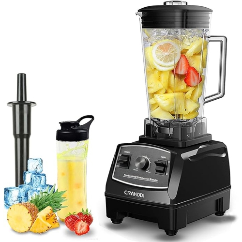 CRANDDI 1500W Professional Commercial Blender - Black