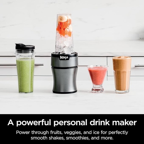 NINJA 700W Personal Nutri-Blender With Ice-Crushing Technology - Silver