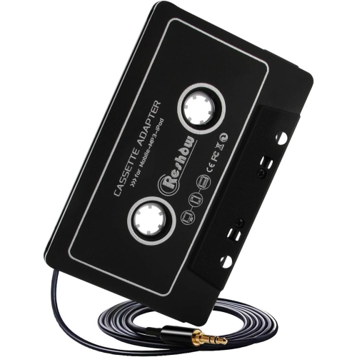 Cassette to Aux Adapter with Stereo Audio, Premium Car Audio Cassette  Adapter with 3.5mm Headphone Jack