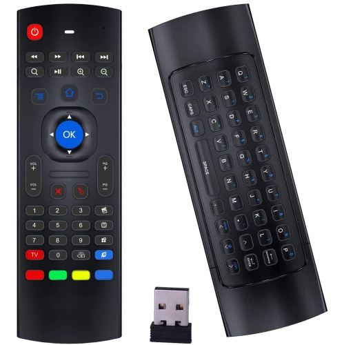 Air Mouse Remote, MX3 Pro 2.4G Android Box Remote with Mini Wireless Keyboard,Compatible for Android