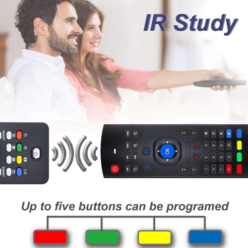 Air Mouse Remote, MX3 Pro 2.4G Android Box Remote with Mini Wireless Keyboard,Compatible for Android
