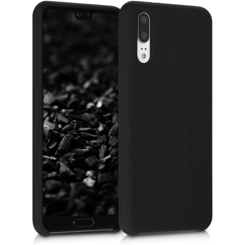 Case Compatible with Huawei P20 Case - TPU Silicone Phone Cover with Soft Finish - Black