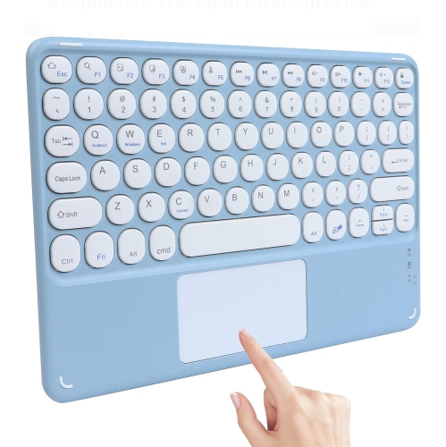 Petit clavier sans fil Bluetooth avec pavé tactile pour clavier