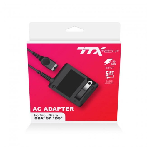 Adaptateur d'alimentation c.a. pour Nintendo Game Boy Advance SP et Nintendo DS [TTX Tech]