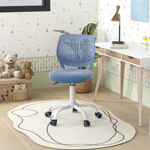 Gymax Kids Desk Chair Ergonomic Swivel Children Mesh Study Height Adjustable