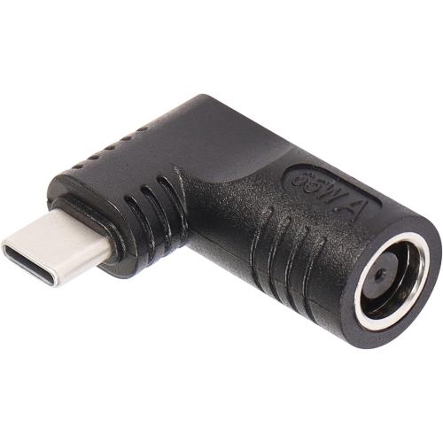 Image 1 de 7.. S 65W PD DC 7.9mm x 5.5mm Female Input to USB Type C Male Power Charging Adapter,Uilt-in with PD Automatic Identification Induction Chip,for