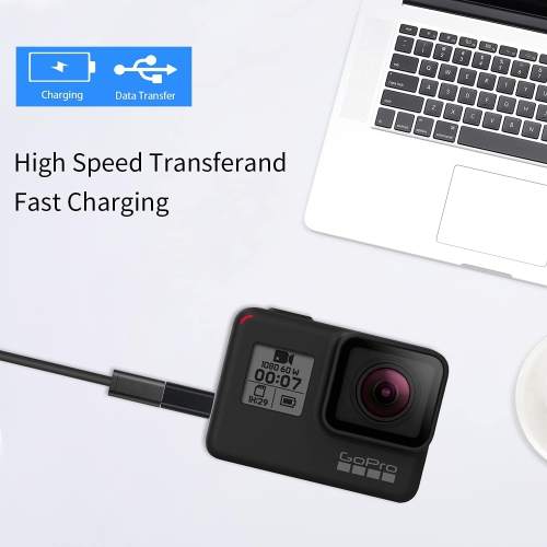 D Mini USB to USB C Adapter, 480 Mbps USB C to Mini USB, USB C Female to Mini USB Male Adapter for Data Syncing and Charging Compatible