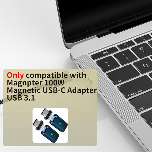 C Magnetic Connector Tips Head 24 Pins for USB-C Android Devices, only Compatible 100W Magnetic USB-C Adapter USB 3.1