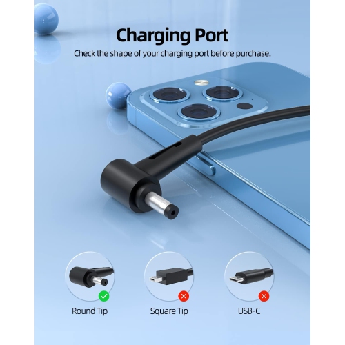 UL Listed AC Charger Fit for Asus Vivobook Flip TP201SA TP201 TP201S TP401CA TP401NA TP401C TP401N TP401 TP202NA TP202N TP202 J202NA J202N J202