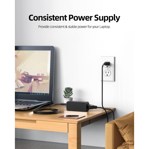 UL Listed AC Charger Fit for Asus Vivobook Flip TP201SA TP201 TP201S TP401CA TP401NA TP401C TP401N TP401 TP202NA TP202N TP202 J202NA J202N J202