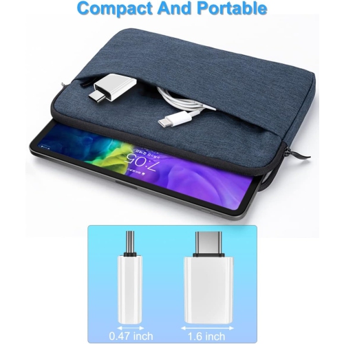 B USB C to USB Adapter 3 Pack,Type C Male to USB A 3.0 Female Adapter,Thunderbolt 3 4 OTG Converter for MacBook iMac,iPad Air 4 5 Mini