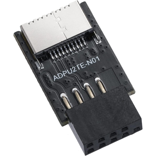 DOLAER  M USB 2.0 Front Panel Header USB 9Pin to USB 2.0 Type-E Internal Adapter