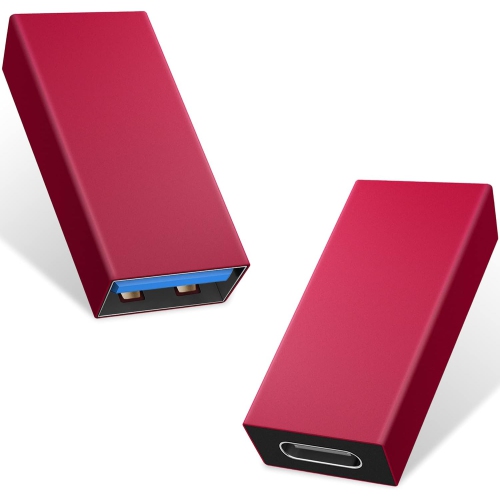 USB C to USB 3.0 Adapter, USB to USB C Adapter, USB 3.1 USB 3.0 Female to USB C Female Adapter 2 Pack