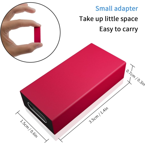 USB C to USB 3.0 Adapter, USB to USB C Adapter, USB 3.1 USB 3.0 Female to USB C Female Adapter 2 Pack