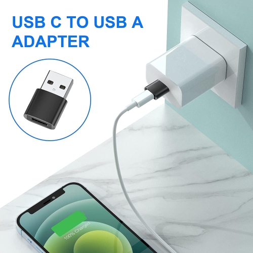 USB C to USB Adapter,Type C to USB Adapter [4 Pack] 3.0 USB Female to USB-C Male Adapter USB Type-C Male to USB Female,OTG Converter for Google,