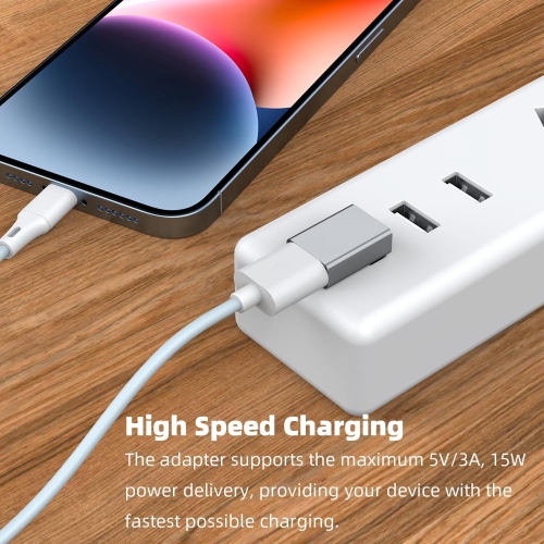 90 Degree USB 3.0 Adapter 4 Pack, Up and Down Angle, Left and Right Angle USB A Male to Female Converter Extender for PC, Laptop, USB A Charger,