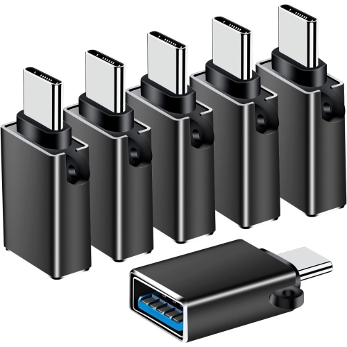 USB C to USB Adapter(6 Pack),USB to USB C Adapter,USB A to USB C,USB C Adapter,USB A to USB C Adapter,USB Adapter for MacBook Pro/Air 2020 2019