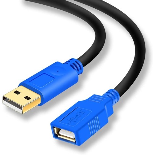 USB 2.0 Extension Cable 15ft,H USB Extension Cables - Extra Long USB 2.0 A Male to A Female Cable,for Printer, Keyboard, Game Console, Loudspeaker,