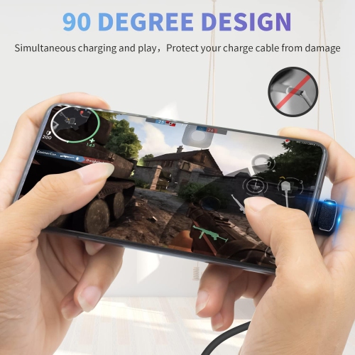 USB C 90 Degree Adapter 40Gbps, USB C Right Angle Adapter PD 240W, 90 Degree USB C Male to Female Extender Support 8K Video Support Thunderbolt 4/3