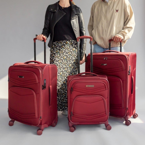 AIR CANADA CENTRAL 3 Piece Deluxe Softside Luggage Set