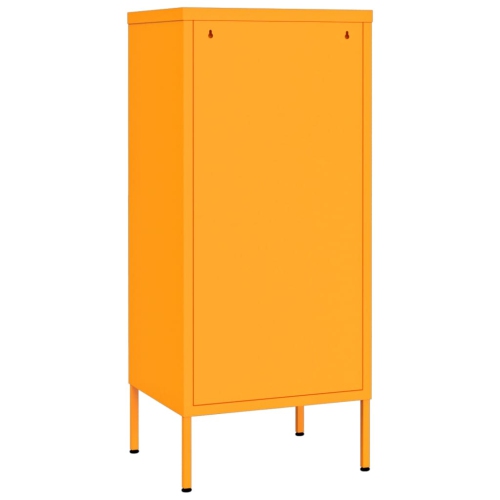 vidaXL Storage Cabinet Mustard Yellow 42.5x35x101.5 cm Steel